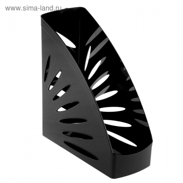 Лоток для бумаг вертикальный «Тропик», чёрный/2865851