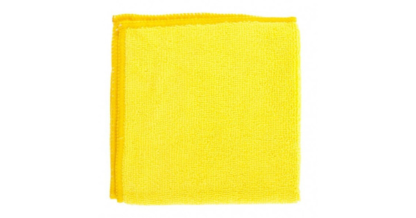 Салфетка универсальная из микрофибры желтая 300*300 мм/923035