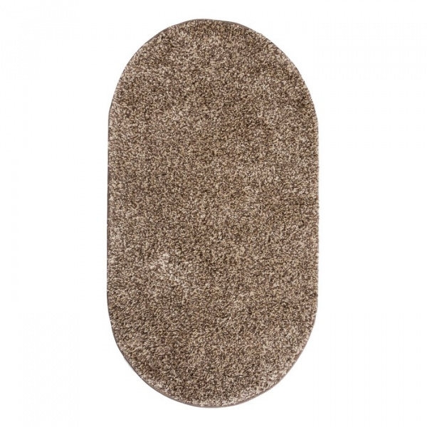 Ковёр Фризе «Шегги», цвет меланж, овал 160х230 см/4098755