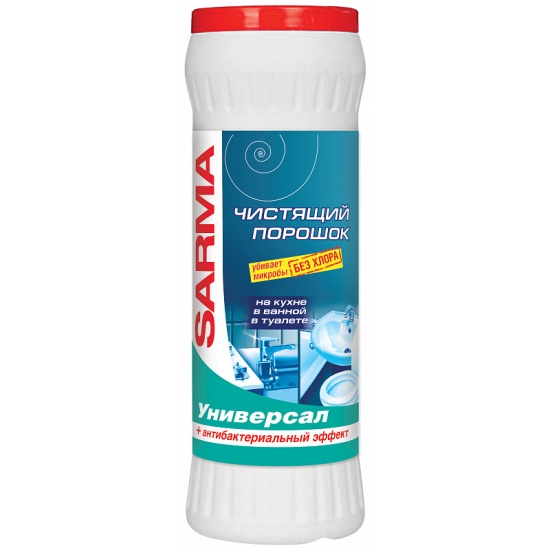 Чистящий порошок SARMA Универсал, с антибактериальным эффектом, 400 г
