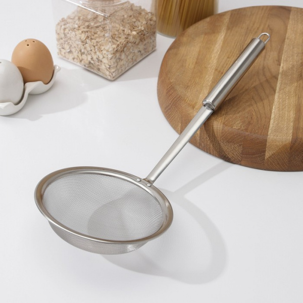 Сито Magistro Steel, для снятия пены, 36,5×14 см/6248507