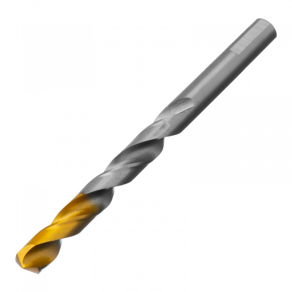Сверло спиральное по металлу 10 x 133 мм, Р6М5, Golden Tip Denzel/718242