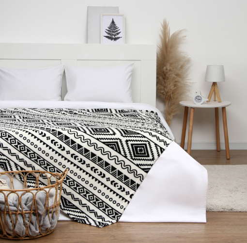 Плед Этель "Эко" 150*200 см,100% п/э, корал-флис 220 гр/м2 /10359407