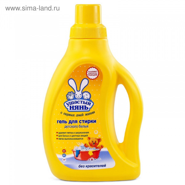 Средство для стирки Ушастый НЯНЬ жидкий 750мл./2039