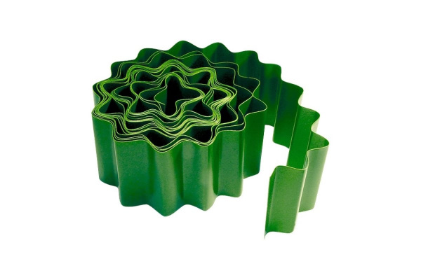 Бордюр садовый, 10 х 900см, зелёный / 64480