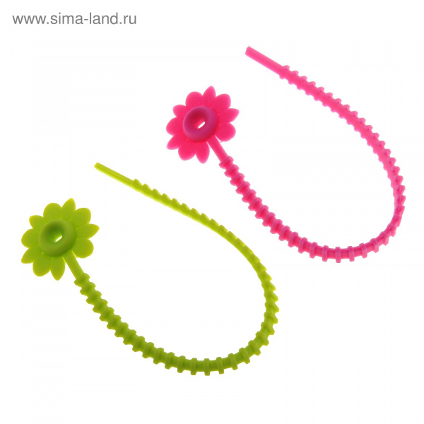 Завязки для пакетов силикон, МИКС 708032