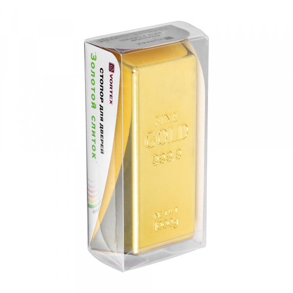 Стопор для дверей "Золотой слиток" 16,5*8*4,5см