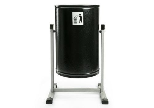 Урна для мусора "Уралочка-Бюджет 21л" (черная шагрень) /2427729