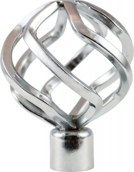 Наконечник Карамель хром D16 (уп.2шт)