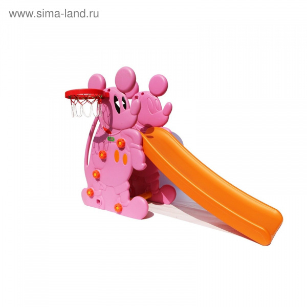 Горка"Мышка" PS-027 розовый 2224355
