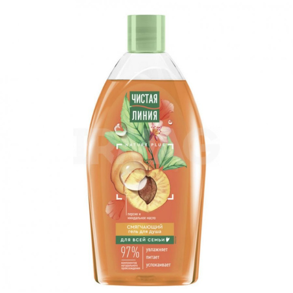 Гель для душа Чистая Линия Смягчающий (750 мл)