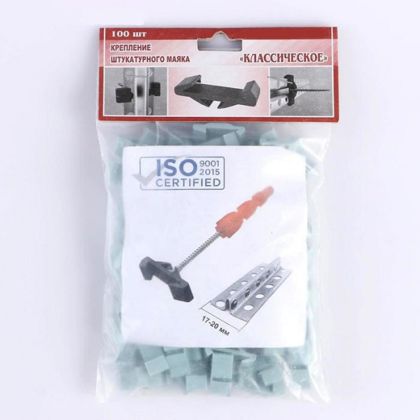 Классическое крепление штукатурного маяка (100шт) /4977867