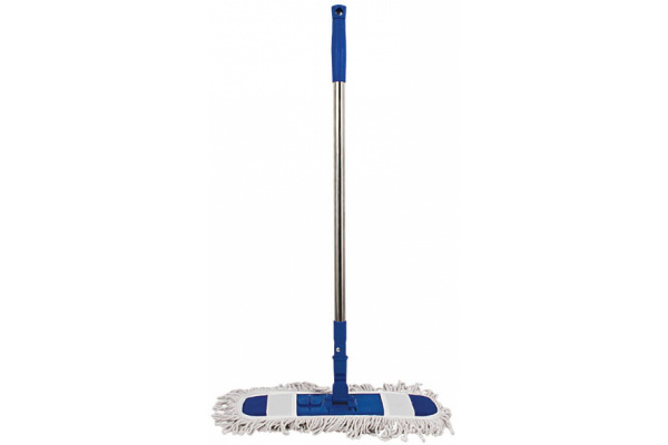 Швабра "Флаундер-2", телескоп. ручка , пластик. платформа, сменная насадка из хлопка/68960