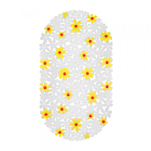 Коврик против скольжения "Ромашки" 37*66см/15050