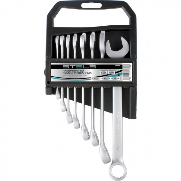 Набор ключей комбинированных, 8 - 19 мм, 8 шт./15428
