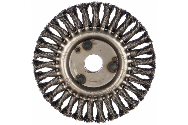 Корщетка-колесо 150мм витая /39105