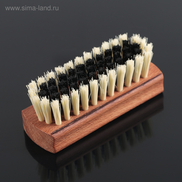 Щётка для одежды, 10×3,8 см, 59 пучков, искусственная щетина /1189279