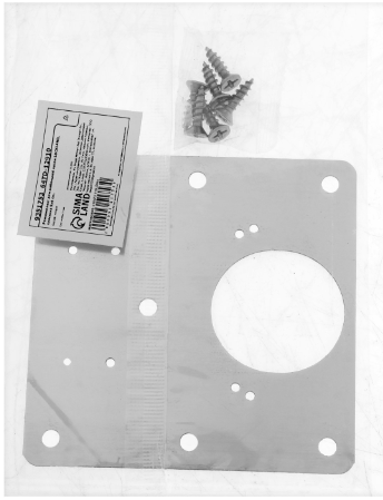 Ремкомплект для мебельной петли ТУНДРА, пластина 9х9 см /9351753