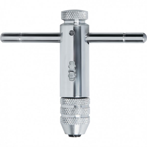 Вороток для метчиков М5-М12, хромированный, с трещоткой Matrix/76907