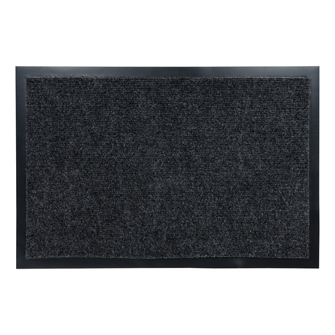 Коврик влаговпитывающий, ребристый “TRIP” 60*90 см , серый/24195