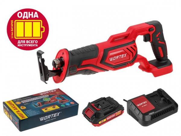 Сабельная пила аккум WORTEX CSR 1118 E в кор. с акб и з/у ALL1 18В