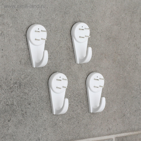 Крепление для картины ЗАО Пластик, большое, цвет белый /2627680