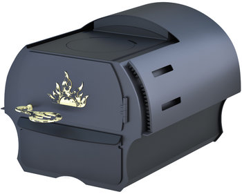 ПЕЧЬ ОТОПИТЕЛЬНАЯ МИЛАНА 8ММ (35-45 КУБ.М)