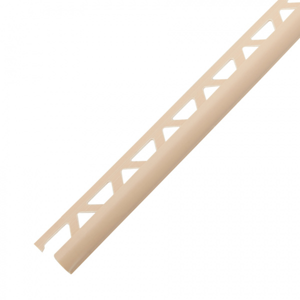 Угол для кафеля внешний 7мм*2,5м. бежевый