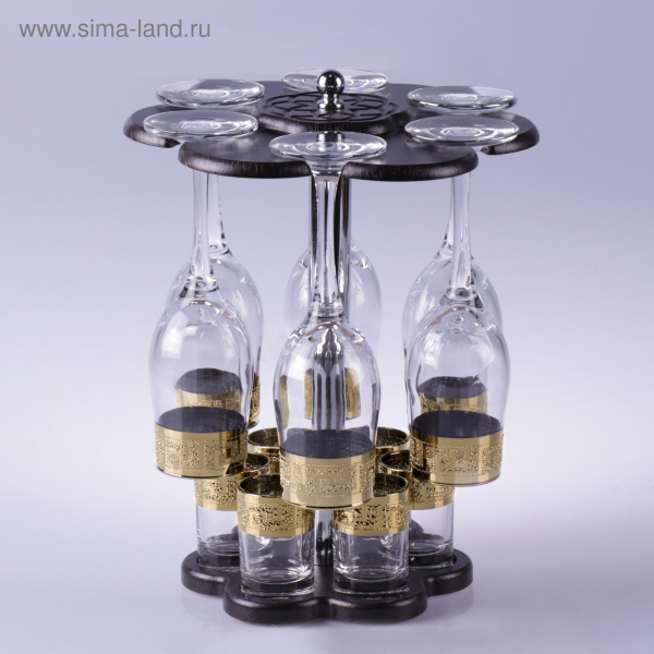 Мини-бар "Кристалл" 12 предметов, под шампанское 200 мл/ 50 мл/911781