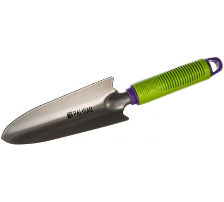 Совок посадочный узкий, обрезиненная рукоятка/63002