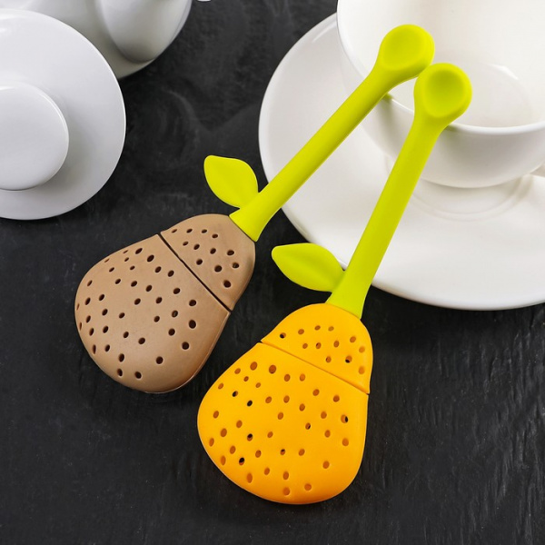 Ситечко для чая "Груша" 14х5см МИКС/861114