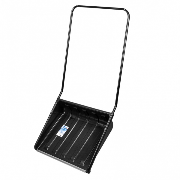 Движок для уборки снега пластиковый, 700х550х1470 мм, стальная рукоятка/61643