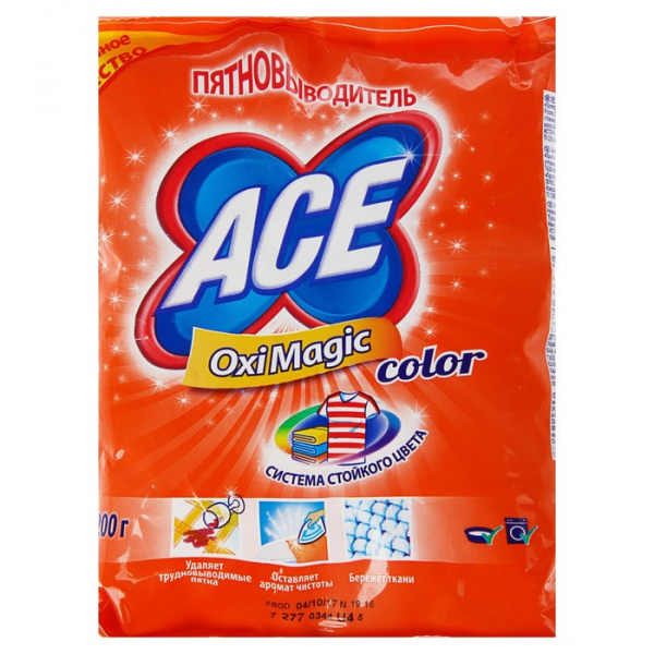 АСЕ пятновыводитель Oxi Magic 200г