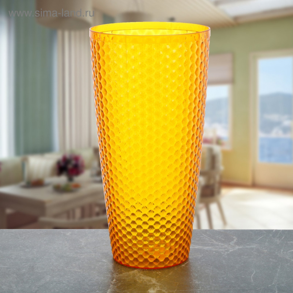 Ваза для цветов "Мозаика" цвет оранжевый/1309586