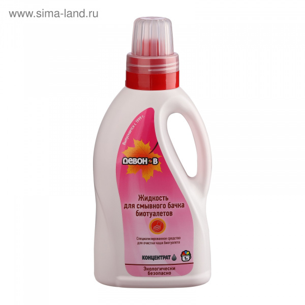 Жидкость-расщепитель 1л д/биотуалетов д/биотуалетов, выгребных ям, удаления запахов Девон-Н 324231