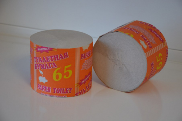 Бумага туалетная MY PEPER 65м  *24