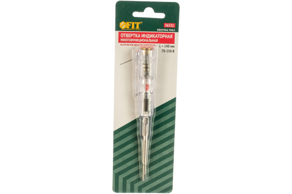 Отвертка индикаторная многофункциональная 70-250В /56531