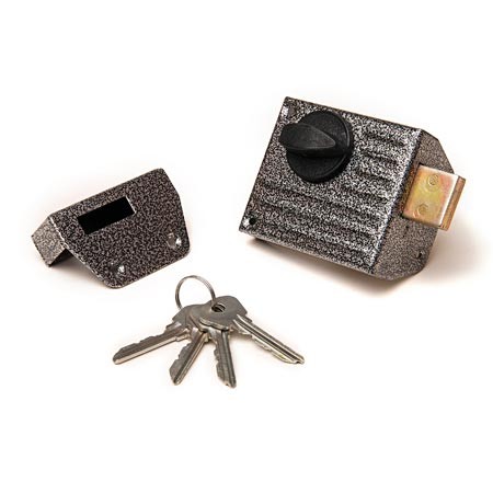 Замок накладной Зенит 3Н-1-2 серебро /110078