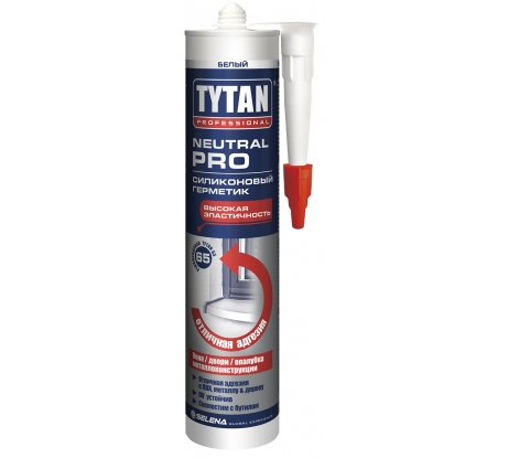 Tytan Professional Neutral PRO герметик силиконовый белый 310мл/93572