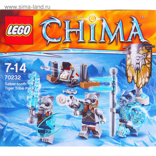 Конструктор Легенды Чимы Лагерь клана Саблезубых Тигров Lego 70232