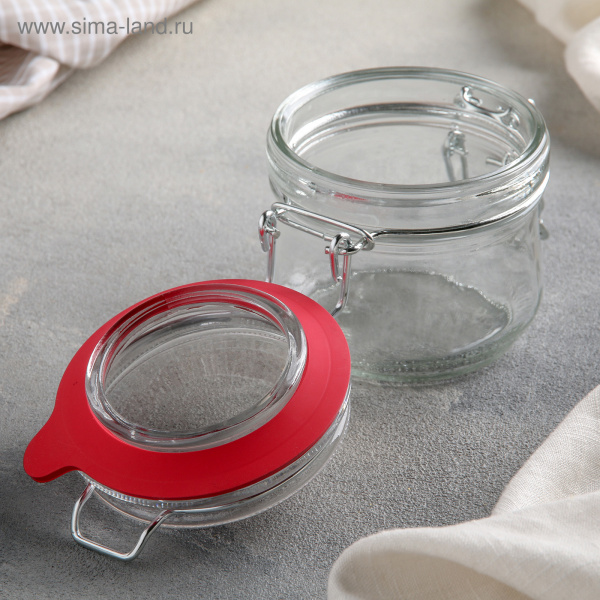 Банка стеклянная 250мл с крышкой 1310391