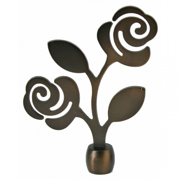 Наконечник Роза шоколад D20 (уп.2шт)