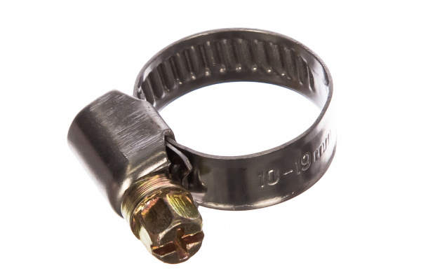 Хомут обжимной 10-19 мм (нержавеющая сталь со сваркой) /64273