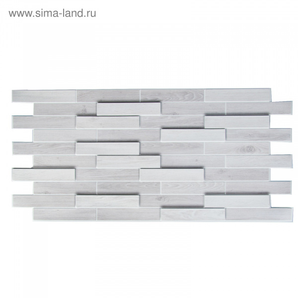 Панель ПВХ Паркет Дуб беленый 980*480 /3788679