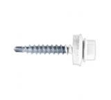Саморез кровельный ярко-белый 4,8х19 (9003)