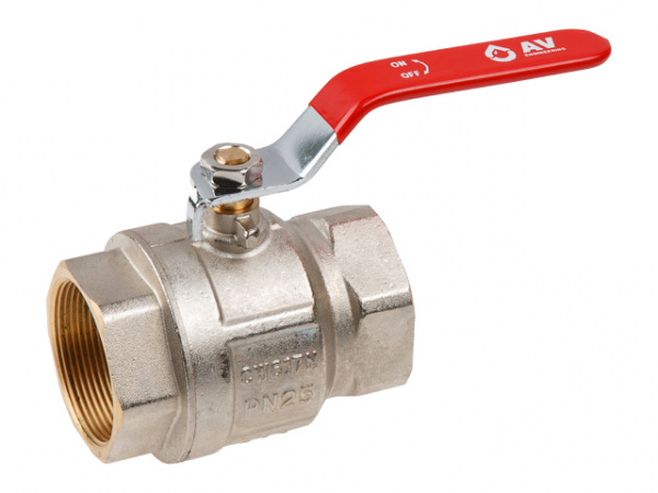 Кран шаровый 2" вн.-вн. ручка PN25 AV Engineering (AVE090002)