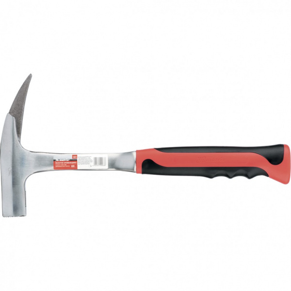 Молоток кровельщика, 600 г, цельнометаллический, двухкомпонентная рукоятка/10620