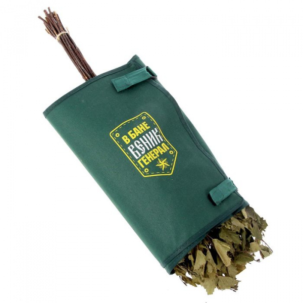 Чехол для веника "В бане веник генерал" 1294585