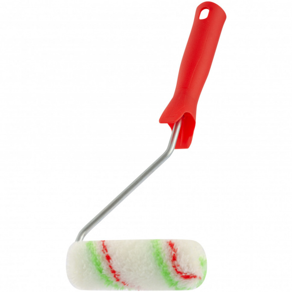 Валик в сборе "Эмали", 110 мм, ворс 12 мм, D 16 мм, D ручки 6 мм, полиамид/80584