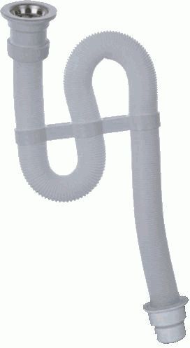 Сифон СГ-6/1 гофр. белый 107вир 1м арт. 311